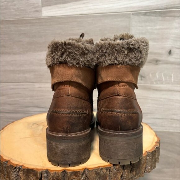 Biotime Leather Taylin ankle boots brown size 39 (9) - Picture 3 of 8